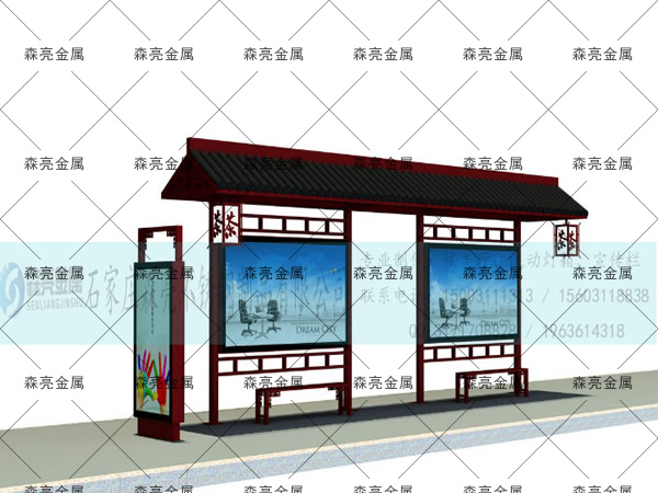 候车亭制作厂家定制服务 候车亭制作户外广告优势